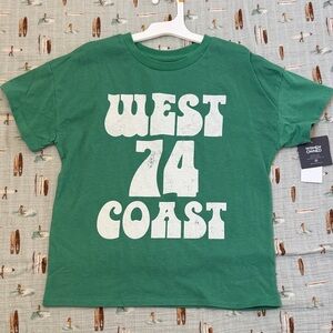 Grayson Collective West Coast '74 Green Graphic Kids Tee